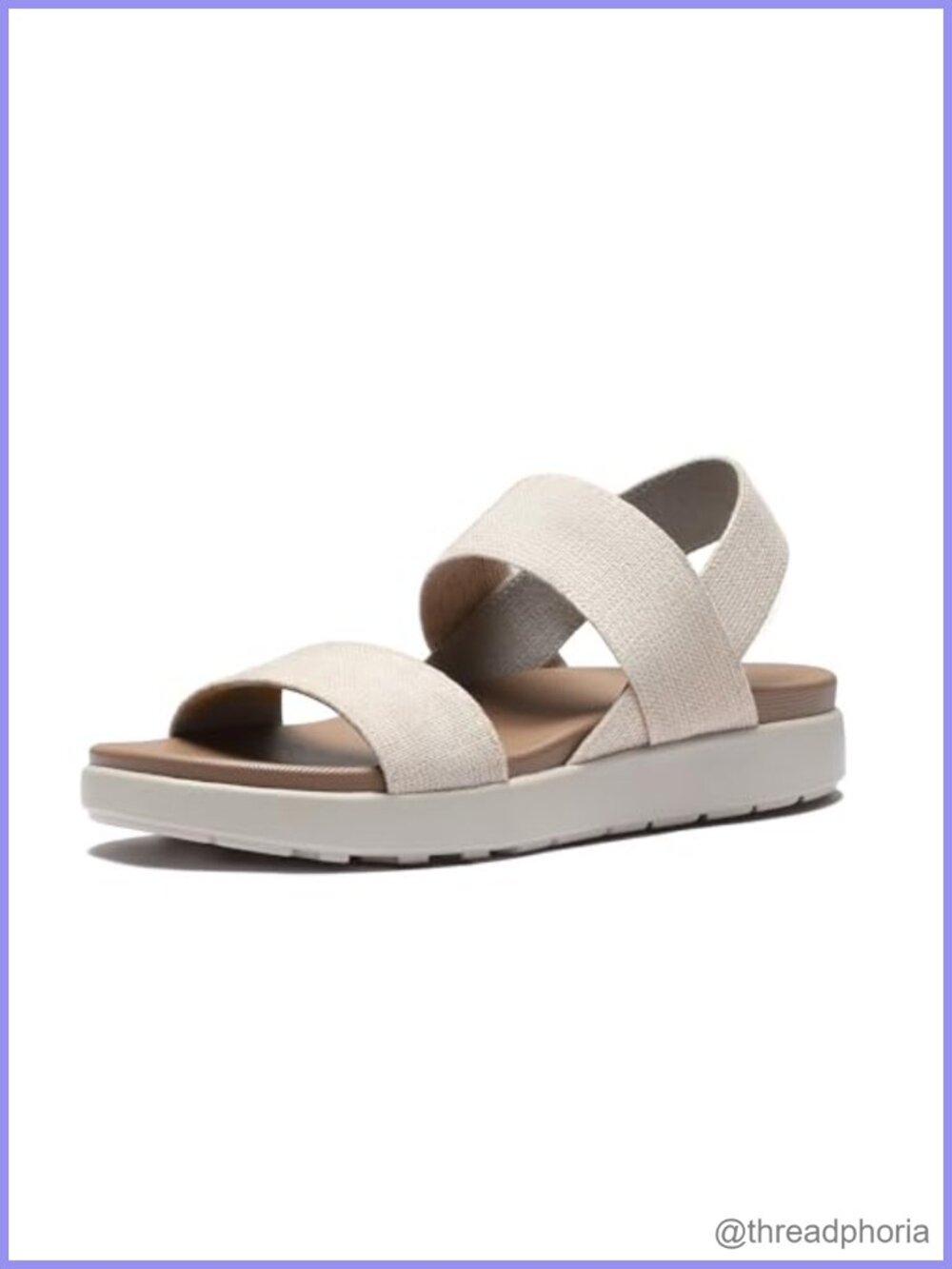 PTUPLYU Women's Platform Walking Sandals Arch Support Slip On Slingback Comfort